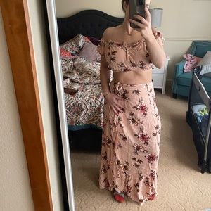 2 piece skirt set ready for a vacation